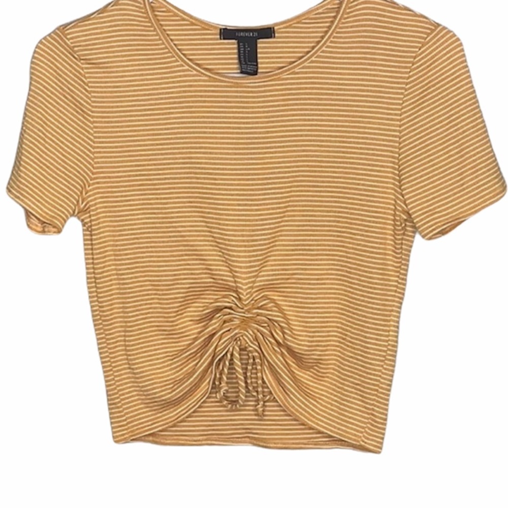 BNWOT forever 21 tie striped t shirt